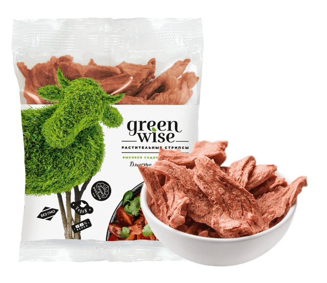 Стрипсы Greenwise со вкусом говядины